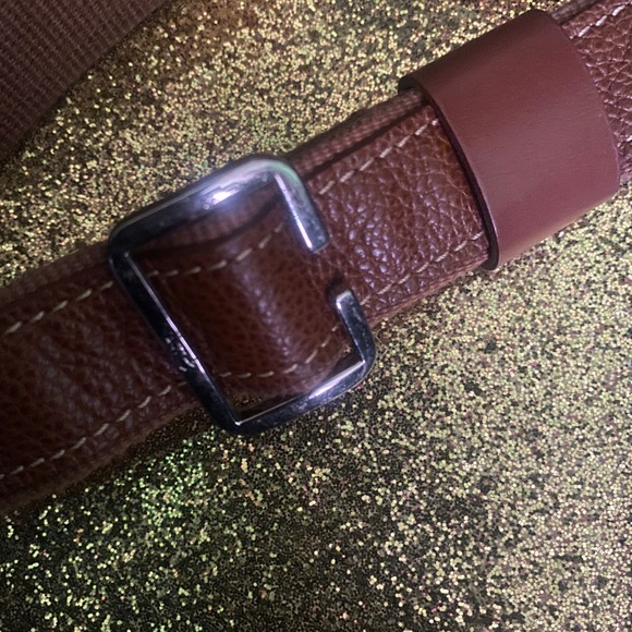 LONGCHAMP LEATHER BRITISH TAN CAMERA STYLE CROSSBODY Bag GORG LUX CLASSIC Sm EUC - Picture 8 of 16